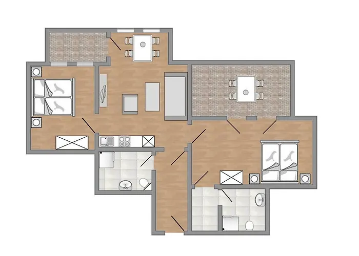 Meeresblickresidenzen Ferienwohnung Nr 50 Mit Sauna- Und Schwimmbadnutzung Im Ahoi Sellin 奥斯特巴德·哥伦